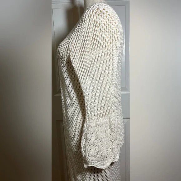 Lane Bryant Women’s Ivory Knit Cardigan - Picture 3 of 10
